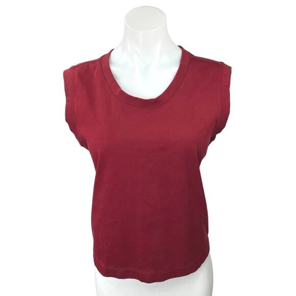Banana Republic Tops - NEW Banana Republic Women's Maroon Red Sleeveless Shirt Vest Tank Top Size S